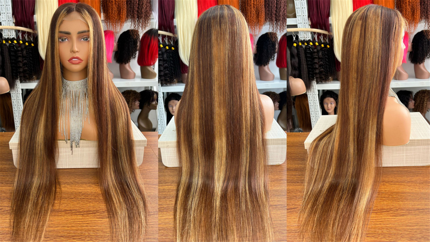 100% vietnam virgin remy hair 13x4 wig Straight